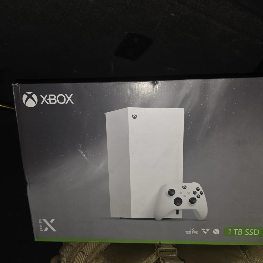 Microsoft Console Box - Black with Green Highlights
